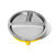 Baby Round Divided Plate | Stainless Steel & Silicone