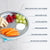 Baby Round Open Plate | Stainless Steel & Silicone