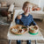 Toddler Divided Plate + Spoon | Bamboo & Silicone