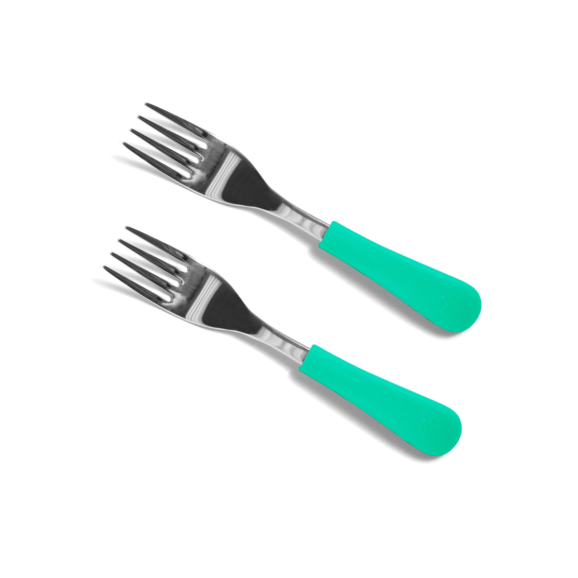 Stainless Steel Training Forks - Baby Led Weaning Fork - BLW 6 months - Avanchy Sustainable Baby Dishware
